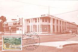 Carte-Maximum NOUVELLE-CALEDONIE N° Yvert 474 (NOUVEL HÔTEL DES POSTES) Obl Sp 1er Jour - Maximumkaarten