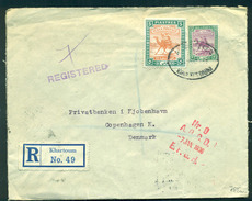 SUDAN.  Recomended Cover Send To Denmark 1936 - Sudan (...-1951)