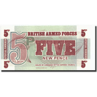 Billet, Grande-Bretagne, 5 New Pence, Undated (1952), Undated, KM:M44a, NEUF - British Armed Forces & Special Vouchers