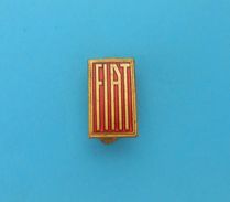 FIAT - Italy Vintage Enamel Buttonhole Pin Badge Italia Car Automobile Auto Automobil Anstecknadel Distintivo - Fiat