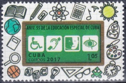2017.3 CUBA 2017 MNH. 55 ANIV DE LA EDUCACION ESPECIAL. SPECIAL EDUCATION. - Nuevos