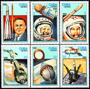 CUBA 1986, SPACE, DAY Of COSMONAUTICS, COMPLETE MNH SERIES With GOOD QUALITY, *** - Neufs