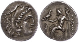 Makedonien, Lampsacus, Drachme (4,15g), 310-301 V. Chr., Alexander III., Av: Herakleskopf Mit Löwenfell Nach... - Autres & Non Classés