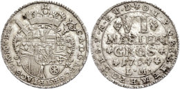 6 Mariengroschen, 1754, Klemens August Herzog Von Bayern, Noss 754, Etwas Poröser Schrötling, Ss+.  6... - Autres & Non Classés