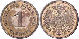 1 Pfennig, 1910, J, PP., Katalog: J. 10 PP1 Penny, 1910, J, PP., Catalogue: J. 10 PP - Autres & Non Classés
