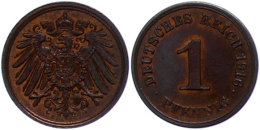 1 Pfennig,1916, Großer Adler, E, F. St., Katalog: J. 10 1 Penny, 1916, Large Eagle, E, F. St., Catalogue:... - Autres & Non Classés