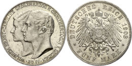 5 Mark, 1903, Wilhelm Ernst, J. 159, Kl. Rf., Vz., Katalog: J. 159 Vz5 Mark, 1903, Wilhelm Ernst, J. 159, Small... - Autres & Non Classés