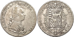 Toskana, Francescone (10 Paoli), 1778, Peter Leopold, Dav. 1515, Ss.  SsTuscany, Francescone (10 Paoli), 1778,... - Autres & Non Classés