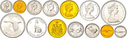 1967, KMS 1 Cent Bis 20 Dollars, Staatswappen (20 Dollars, 1967, Gold, KM 71, Schön 73, 16,44g Fein),... - Canada