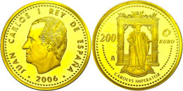 200 Euro, Gold, 2006, Karl Der Große, 13,50g Fein, KM 1123, In Kapsel, PP.  PP200 Euro, Gold, 2006,... - Autres & Non Classés