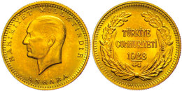 100 Piaster, 1967 (1923/44), Kemal Atatürk, Fb. 91, Vz-st.  Vz-st100 Piastre, 1967 (1923 / 44), Kemal... - Turquie