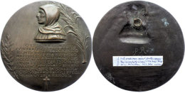 Unsigniertes Einseitiges Bronzemedaillon (Durchmesser Ca. 117mm, 138,38g), O.J.(um 1700?), Girolamo Savonarola Auf... - Autres & Non Classés