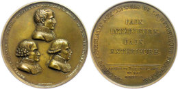 Frankreich, Napoleon, Bronzemedaille (Dm. Ca. 68,50mm, Ca. 143,71g), 1802, Von Jeuffroy, Auf Den Frieden Von... - Autres & Non Classés