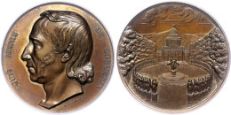 Frankreich, Bronzemedaille (Dm. Ca. 51mm, Ca. 76,35g), 1842, Von E. Rogat, Auf Louis Marie De Cormenin. Av: Kopf... - Autres & Non Classés