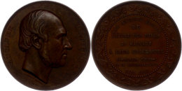 Belgien, Bronzemedaille (Dm. Ca. 55mm, Ca. 80,97g), Von L. Wiener, Auf Adolphe Devillez. Av: Kopf Nach Rechts,... - Autres & Non Classés