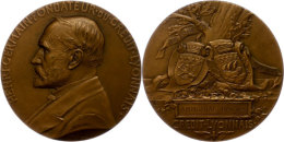 Frankreich, Bronzemedaille (Dm. Ca. 81mm, Ca. 287,60g), 1910, Von Ch. Pillet, Credit Lyonnais. Av: Brustbild Nach... - Autres & Non Classés