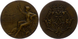 Belgien, Bronzemedaille (Dm. Ca. 41,50mm, Ca. 43,72g), O.J., Von Rasumny. Av: Sitzende Weibliche Gestalt Mit Zweig... - Autres & Non Classés