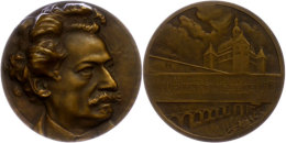 Frankreich, Bronzemedaille (Dm. Ca. 55mm, Ca. 101,69g), 1913, Unsigniert, Auf Den Chirurgen Prof. Jaboulay. Av:... - Autres & Non Classés