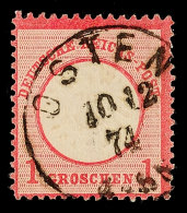 "OSTEN" - K1, Ablöser-Stempel Auf DR 1 Gr. Großer Schild, Feuser Nr. 763, Katalog: DR 19 OEast -... - Hanovre