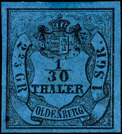 1/30 Thaler In Type III Tadellos Ungebraucht Ohne Gummi, Mi. 260,--, Katalog: 2III OG1 / 30 Thaler In Type III... - Oldenbourg