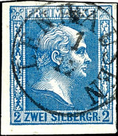 "LEHNHAUSE 1/12" Ekr. Auf 2 Sgr. Blau, Voll- Bis Breitrandig, Katalog: 11a OLEHNHAUSE 1 / 12 Single Circle On 2... - Autres & Non Classés