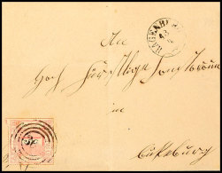 "361" Nebst K1 "HAGENBURG 13/4 (1867)" Auf Postbezirksbrief 1 Sgr. V.Ausgabe Nach Bückburg, Minimale Spuren,... - Autres & Non Classés