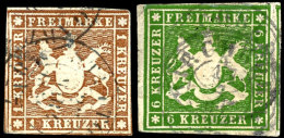 1 Bis 9 Kr Gestempelt Mit 11a, 12a, 13a(2), 13b, 14a (13b Winzig Dünn, Sonst Pracht), Mi. 878.-, Katalog:... - Autres & Non Classés