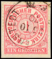 "SCHOEPPENSTEDT" - K1, Sauberer Abschlag Auf 1 Gr. Karmin Auf Briefstück, Tadellos, Katalog: 16... - Autres & Non Classés