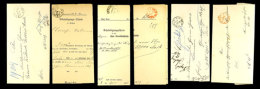 "BERLIN", 1874/77, 6 Ortsbriefe Mit Franco-Stempel Bzw. FRANCO-STADT-BRF-Stempel, Meist Saubere Erhaltung, Dabei... - Autres & Non Classés