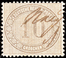 10 Gr. Mit Federzugentwertung Tadellos, Gepr. Anke, Mi. 220.-, Katalog: 12 O10 Gr. With Stroke Of Pen... - Autres & Non Classés