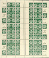 Hindenburg 1940, A15+6 Pf., Markenheftchenbogen Komplett Postfrisch (1 Marke Minimalen Haftpunkt), Mi. 250.-,... - Autres & Non Classés