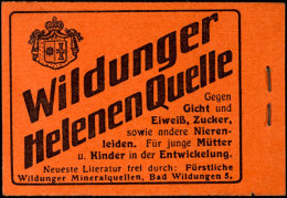 1917, Markenheftchen "Germania", Ordnungsnummer 2, Seltene Variante Mit Nicht Durchgezähntem... - Carnets