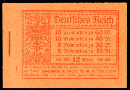 1921, Germania, Markenheftchen ONr. 1, Komplett Mit Durchgezähnten Rändern, Postfrisch (Deckel Kleiner... - Carnets