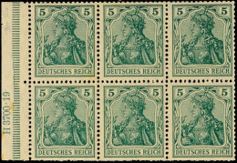 Germania-Heftchenblatt Tadellos Ungebraucht, Katalog: HBl.2IIaBHAN5 *Germania Stamp Booklet Pane In Perfect... - Autres & Non Classés