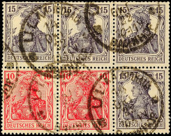 Germania 1919, Heftchenblatt Tadellos Gestempelt, Mi. 110.-, Katalog: HBl.21aaA OGermania 1919, Stamp Booklet... - Autres & Non Classés