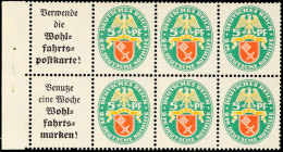 Nothilfe 1929, 5 Pf., Heftchenblatt Nicht Durchgezähnt, Postfrisch, Mi. 200,-, Katalog: HBl.66B **Help In... - Autres & Non Classés