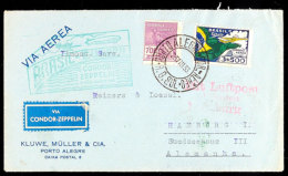 1933, 5. SAF, Brasilianische Post, Brief Mit Blauem Bestätigungsstempel, Katalog: Si.227A BF1933, 5. SAF,... - Autres & Non Classés