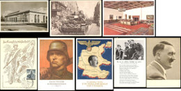 III. REICH, */o, Lot Von 25 Verschiedenen S/w Bzw. Color Propagandakarten U.a. A. Hitler, Obersalzberg, Gedenk-,... - Autres & Non Classés