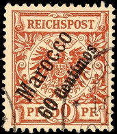 60 C Auf 50 Pf. Tadellos Gestempelt, Mi. 50.-, Katalog: 6 O60 C On 50 Pf. Neat Cancelled, Michel 50.-,... - Maroc (bureaux)