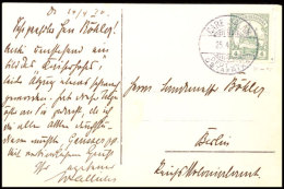 4 H. Kaiseryacht Mit Wasserzeichen Auf Privater Fotokarte (Herrenhaus Im Oval) Mit Viel Text Aus DARESSALAM DOA... - Afrique Orientale