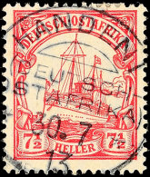 HANDENI 30.7 13, Klar Und Zentrisch Auf 7½ Heller Schiffszeichnung, Katalog: 32 OHANDENI 30. 7 13,... - Afrique Orientale