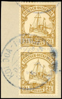 KONDOA-IRANGI 5.7 12 Auf Briefstück Mit Paar 2½ Heller Schiffszeichnung, Katalog: 30(2) BSKONDOA... - Afrique Orientale
