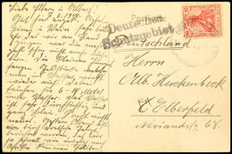 1910 "DEUTSCHE SEEPOST/OST AFRIKA LINIE" Auf D.R. Germania 10 Pfg. Auf Ansichtskarte (Santa Cruz/Teneriffa) Mit L2... - Afrique Orientale