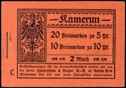 Markenheftchen 1913, "Kaiseryacht", Tadellos Postfrisch, Mi. 200.-, Katalog: MH3A **Stamp Booklet 1913,... - Kamerun