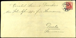 DUALA KAMERUN ** 30.1.05, Klar Als AK.-Stempel Auf 10 Pfg Privat-GSU Aus MAINZ 10.1. An Die Kasino-Direktion Der... - Cameroun