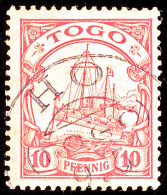 HO 9 5  Klar Auf 10 Pf. Schiffszeichnung, Katalog: 9 OHO 9 5 Clear On 10 Pf. Ship Drawing, Catalogue: 9 O - Togo
