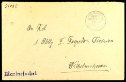 MSP No. 2a 26.7.17 (SMS Roon), Klar Auf Marinesachen-Brief Nach Wilhelmshaven  BFMSP No. 2a 26. 7. 17 (SMS... - Autres & Non Classés