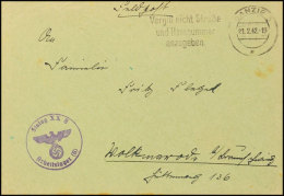 Arbeitslager Stalag XX B, Briefstempel Auf Feldpostbrief Ab Danzig 21.2.42 Nach Braunschweig  BFLabor Camp... - Autres & Non Classés