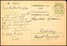 DANZIG 5 * 4.1.37 KAUFT WINTERHILFSWERTZEICHEN, Maschinenwerbestempel Nebst K2 "Danzig 5" Mit 7 Strahligem Stern... - Autres & Non Classés