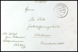 FELDPOST I 31.3.40, Klar Auf Feldpostbrief Mit Hsl. Absenderangabe "Feldpostnummer 19336B", Umschlag Oben Etwas... - Autres & Non Classés